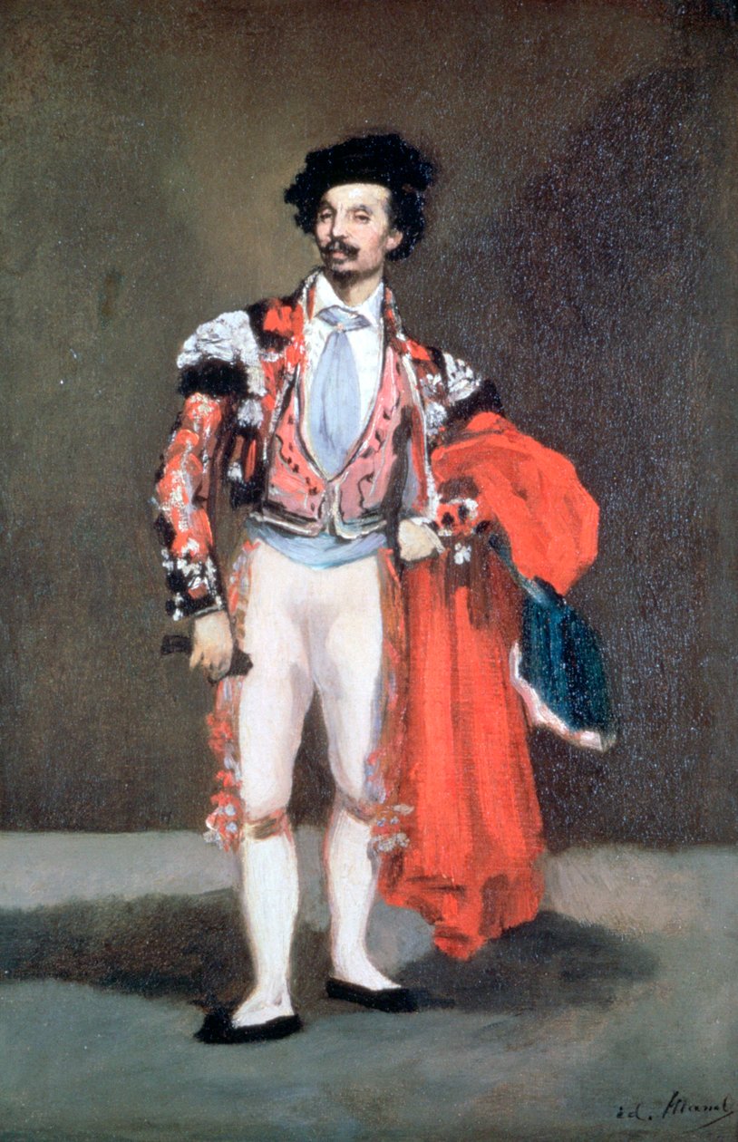 Danseren, Mariano Camprubi, 1862 af Édouard Manet
