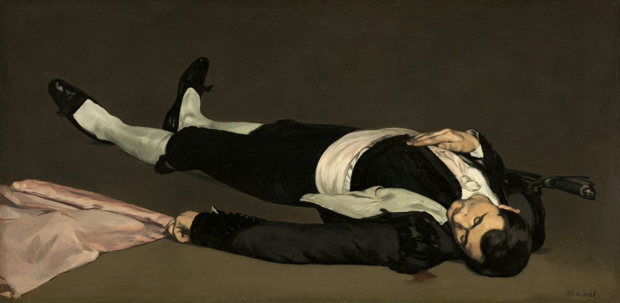 Den døde Toreador af Édouard Manet