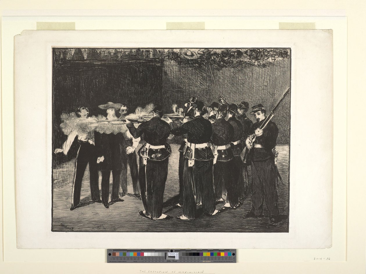 Henrettelsen af Maximilian af Édouard Manet