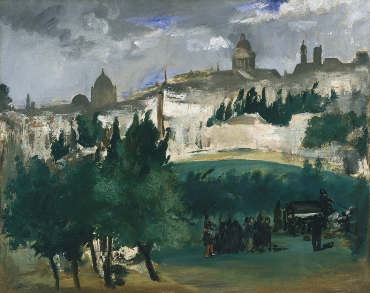 Begravelsen, ca. 1867. af Édouard Manet