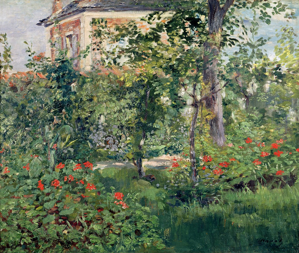 Haven ved Bellevue, 1880 af Édouard Manet