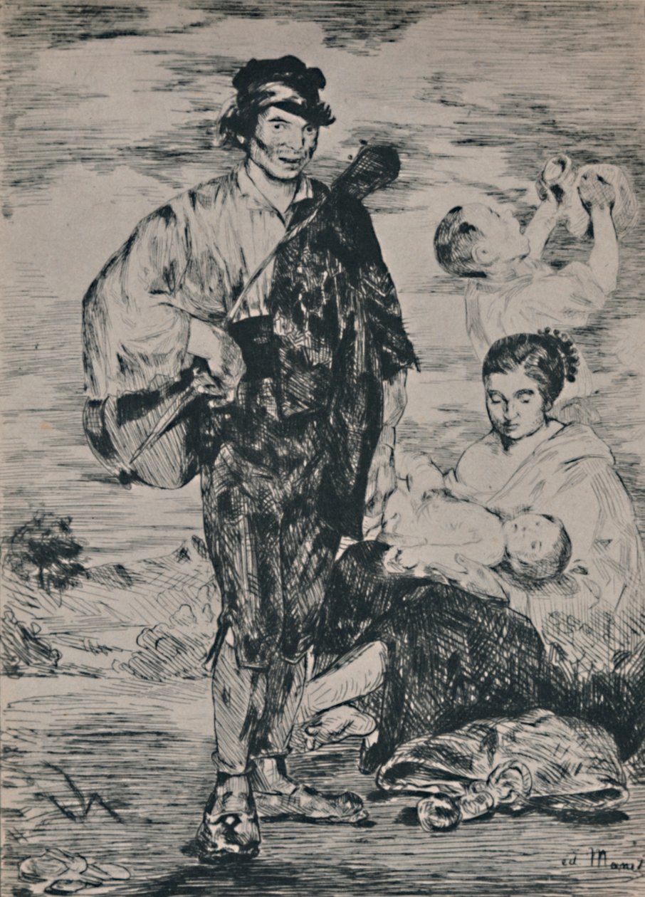 Sigøjnerne, 1862, 1946 af Édouard Manet