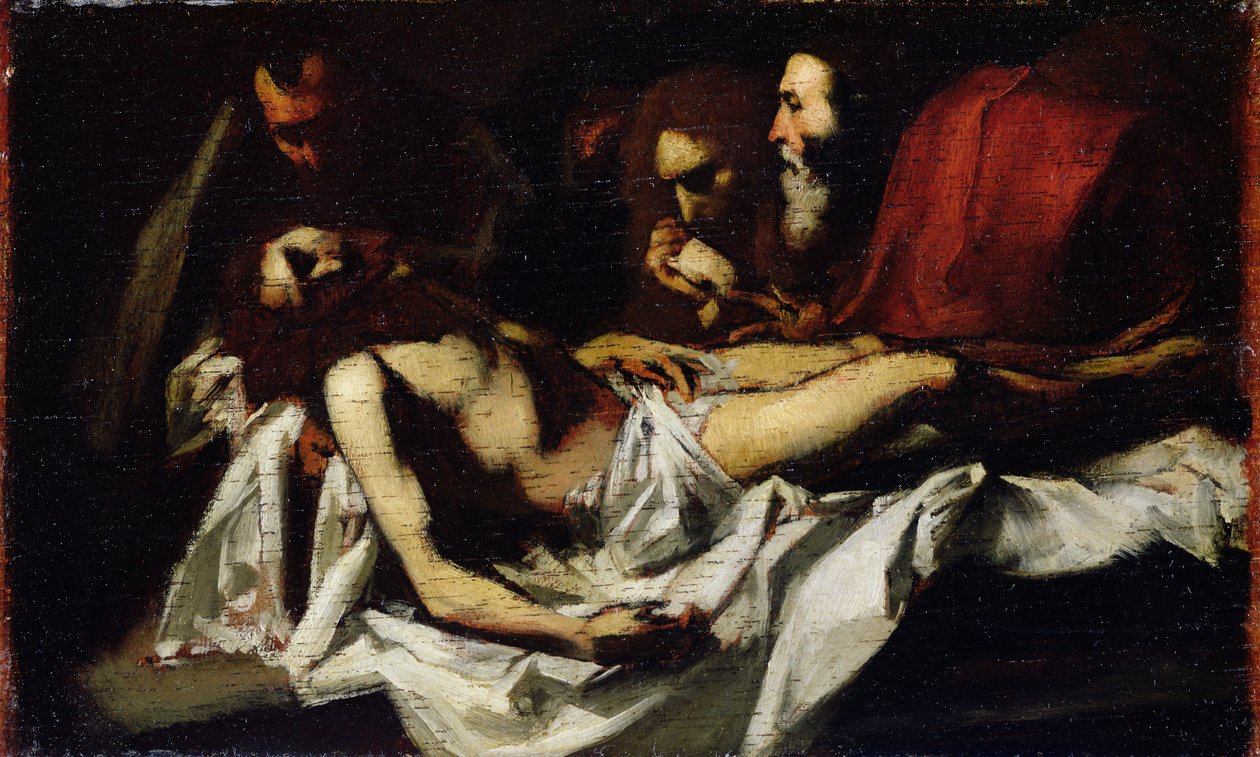 Kristi nedlæggelse i graven af Édouard Manet