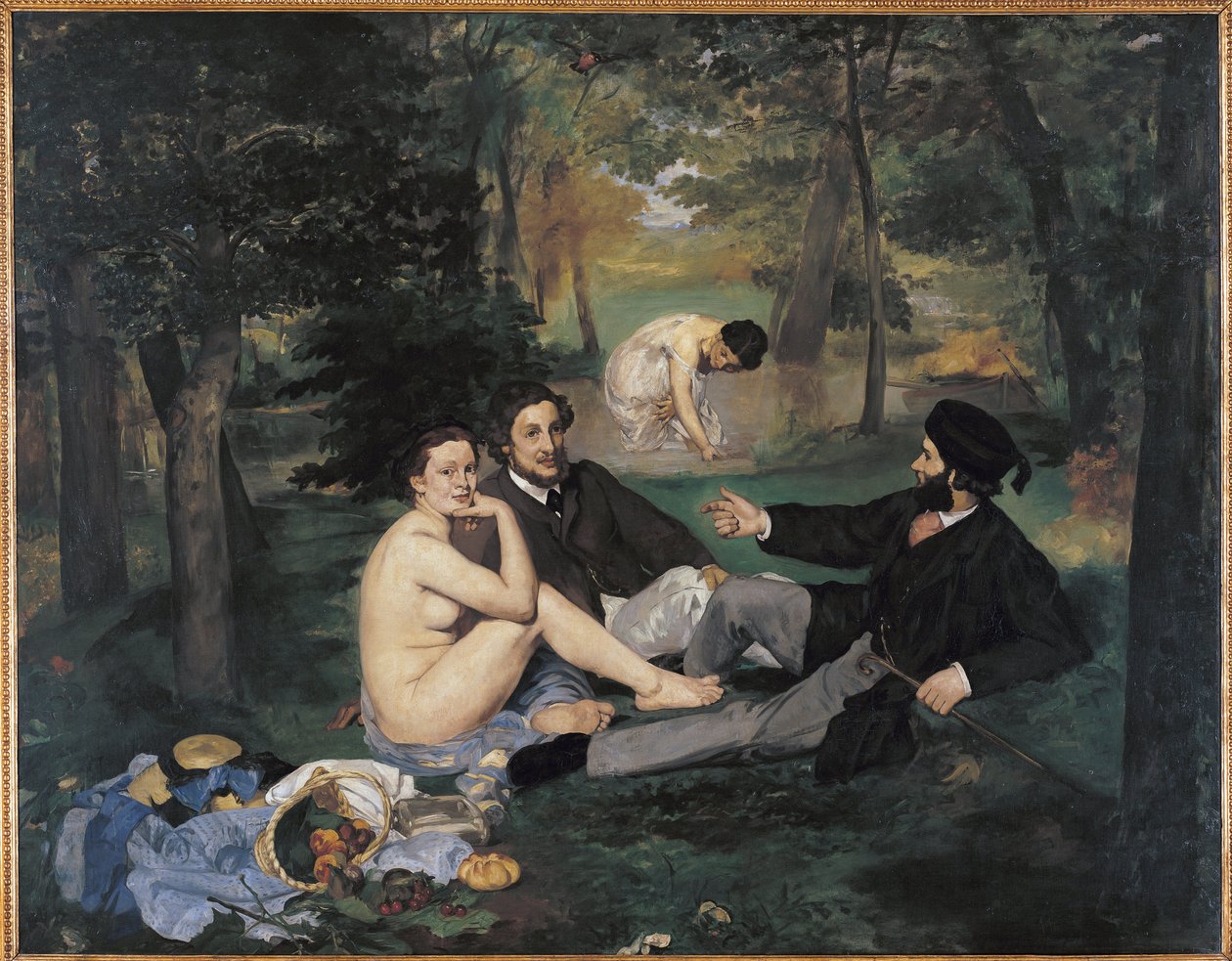 Frokost på græsset af Édouard Manet