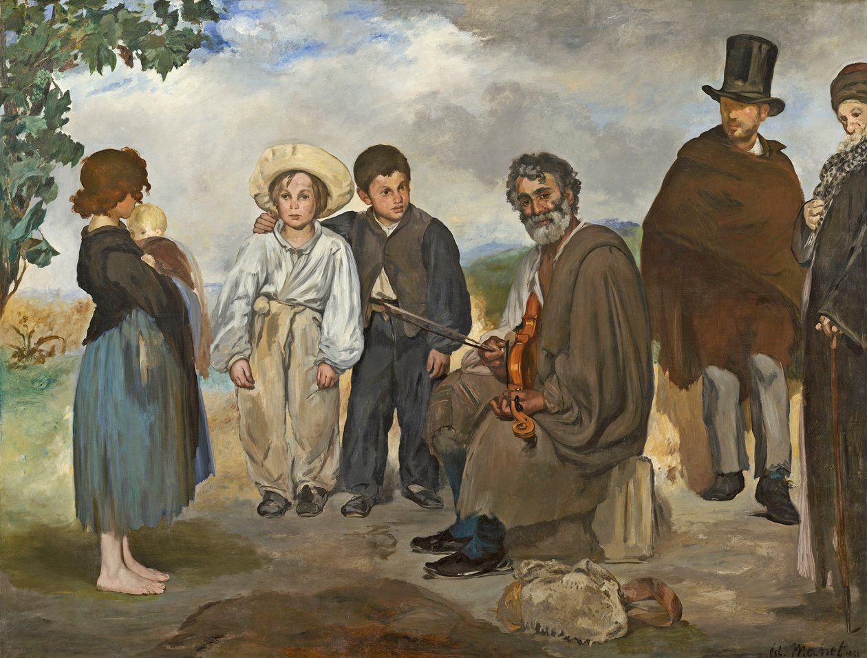 Den gamle musiker af Édouard Manet