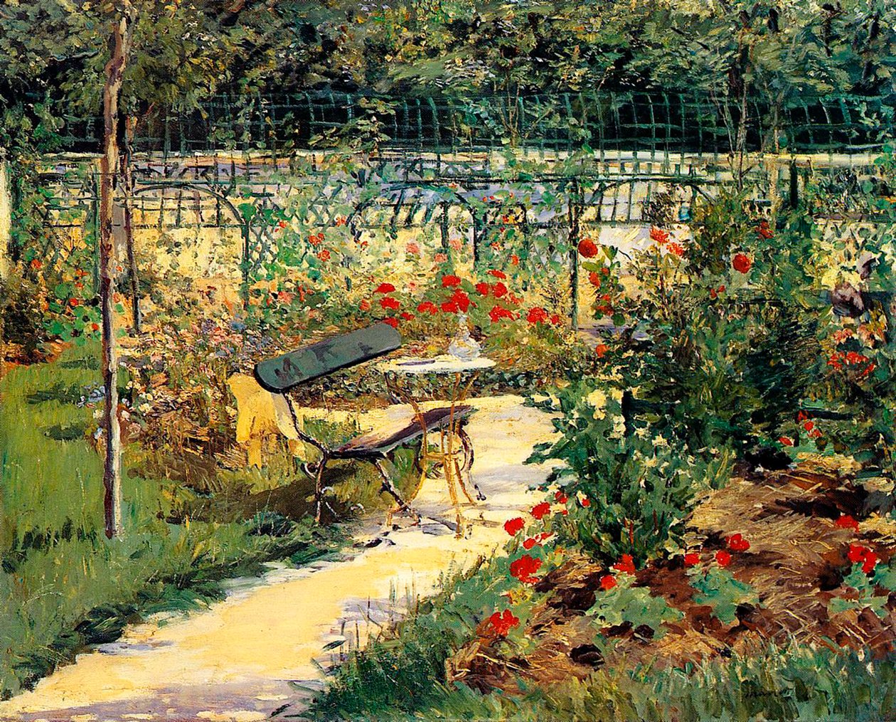 Malerens Have af Édouard Manet