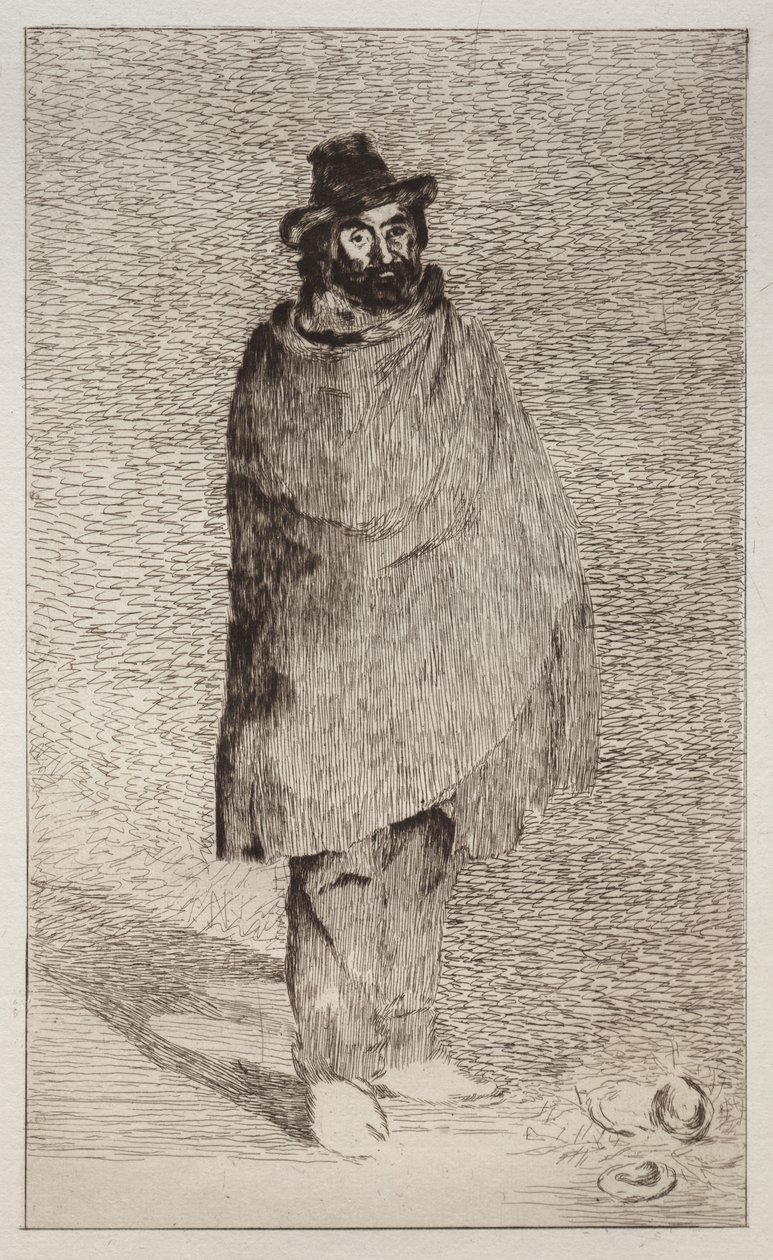 The Philosopher (ætsning og koldnål) af Édouard Manet