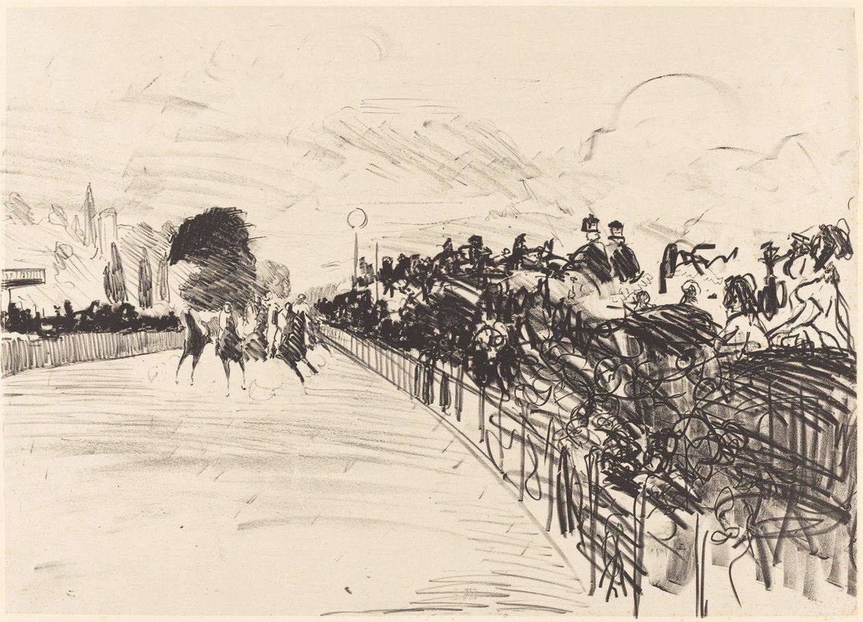 Løbene (Les baner) af Édouard Manet
