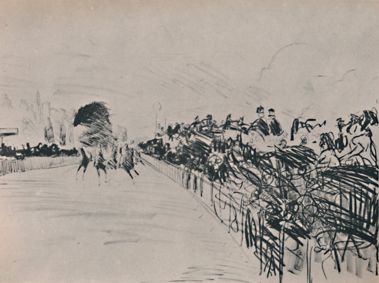 The Races, 1865-1872, 1946. af Édouard Manet