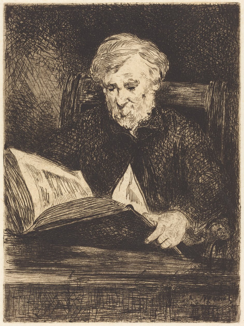 Læseren af Édouard Manet