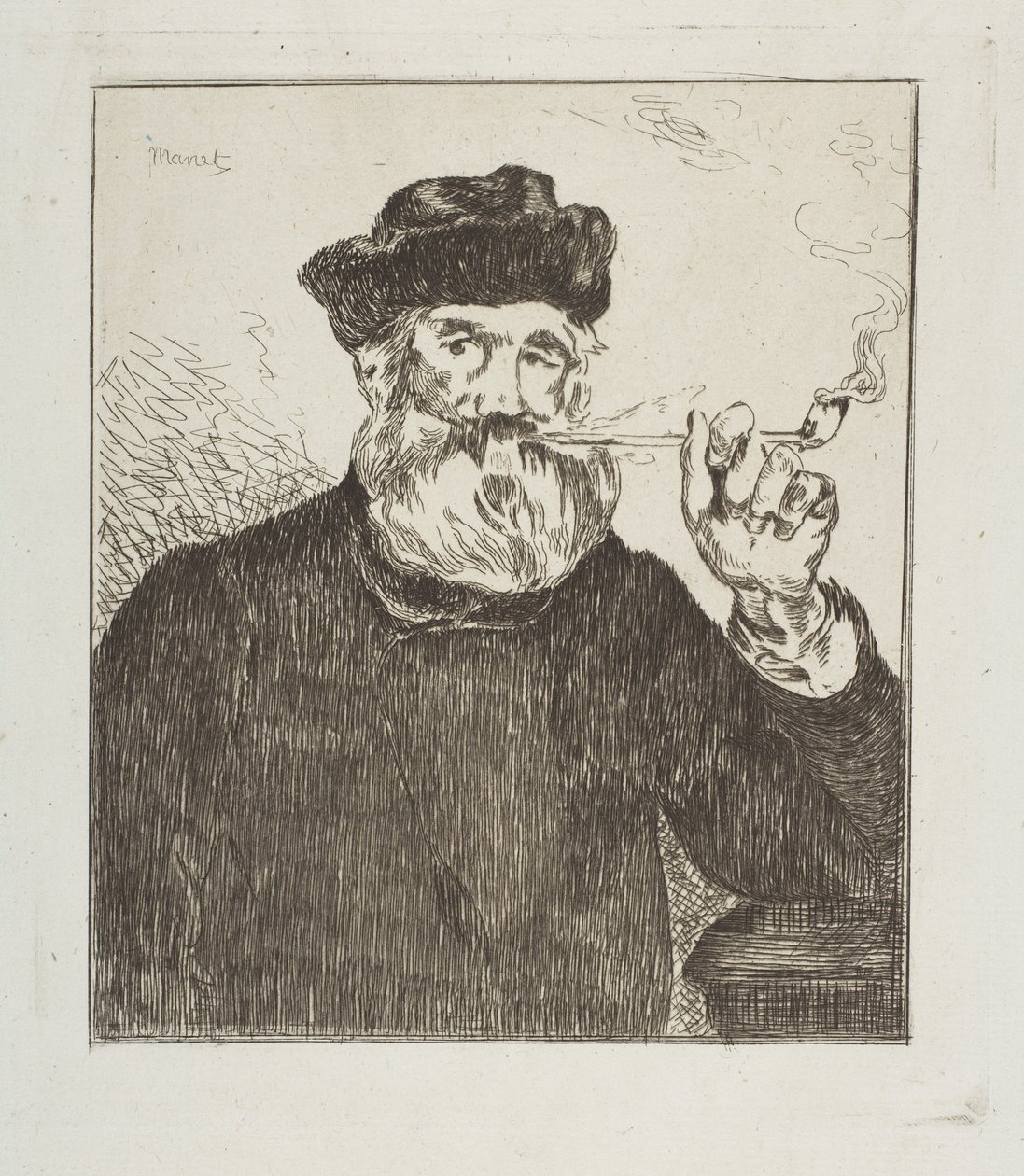 Rygeren af Édouard Manet