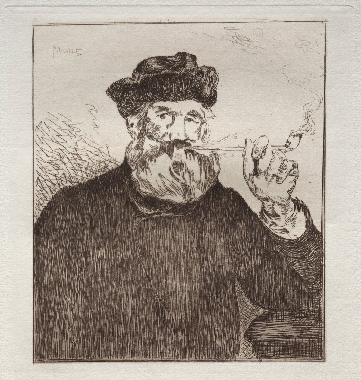 Rygeren af Édouard Manet