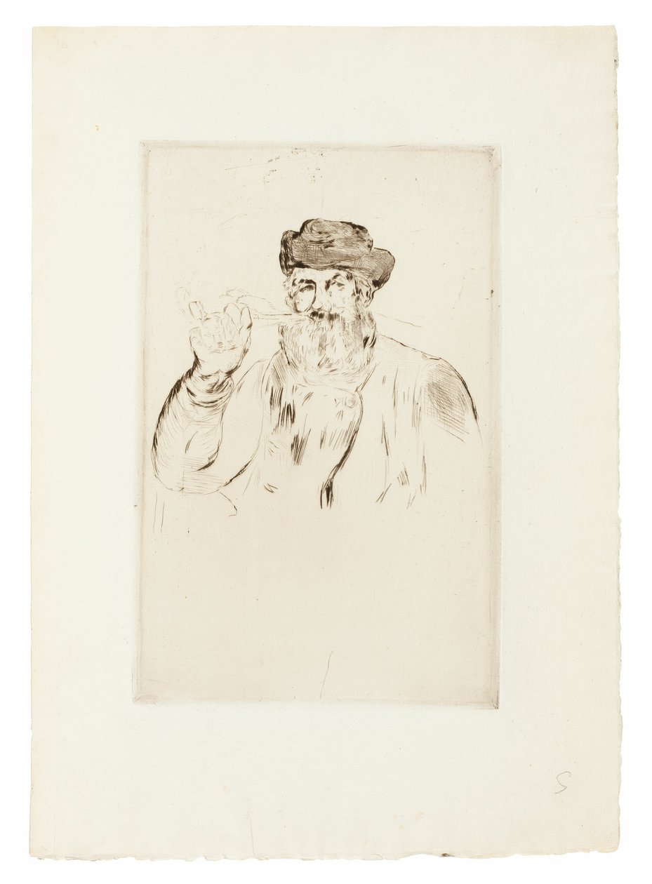 Rygeren II af Édouard Manet