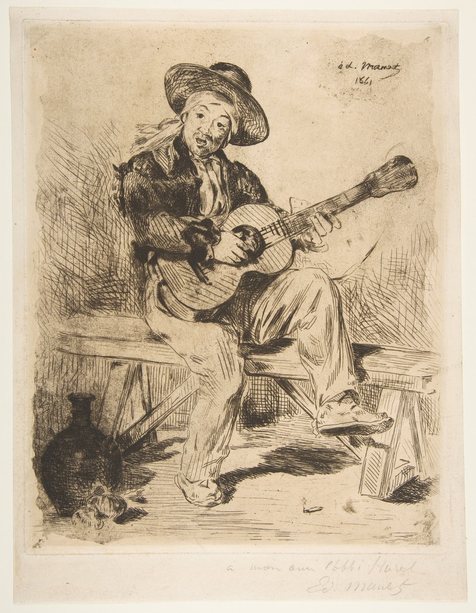Den spanske sanger af Édouard Manet