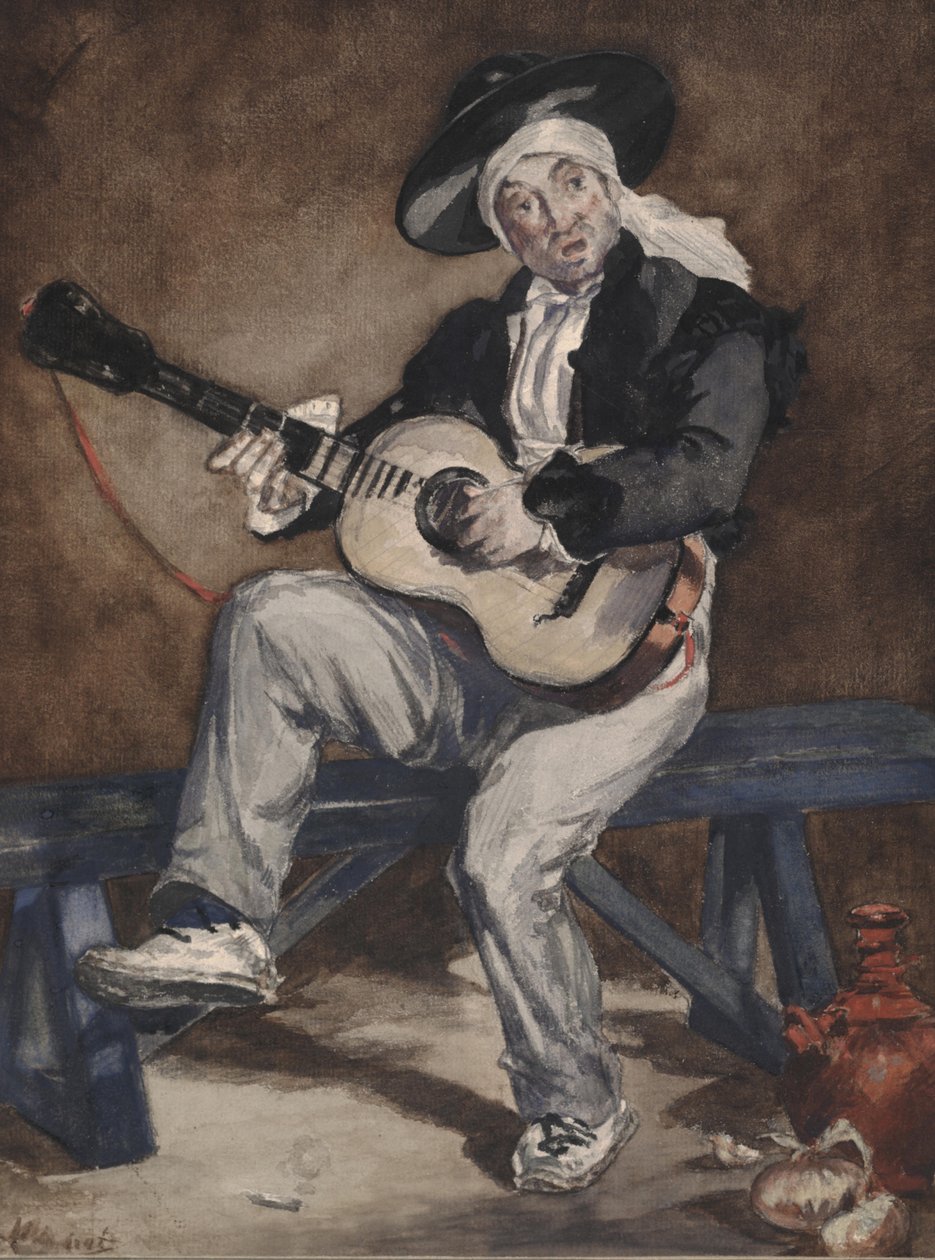 Den spanske sangerinde af Édouard Manet