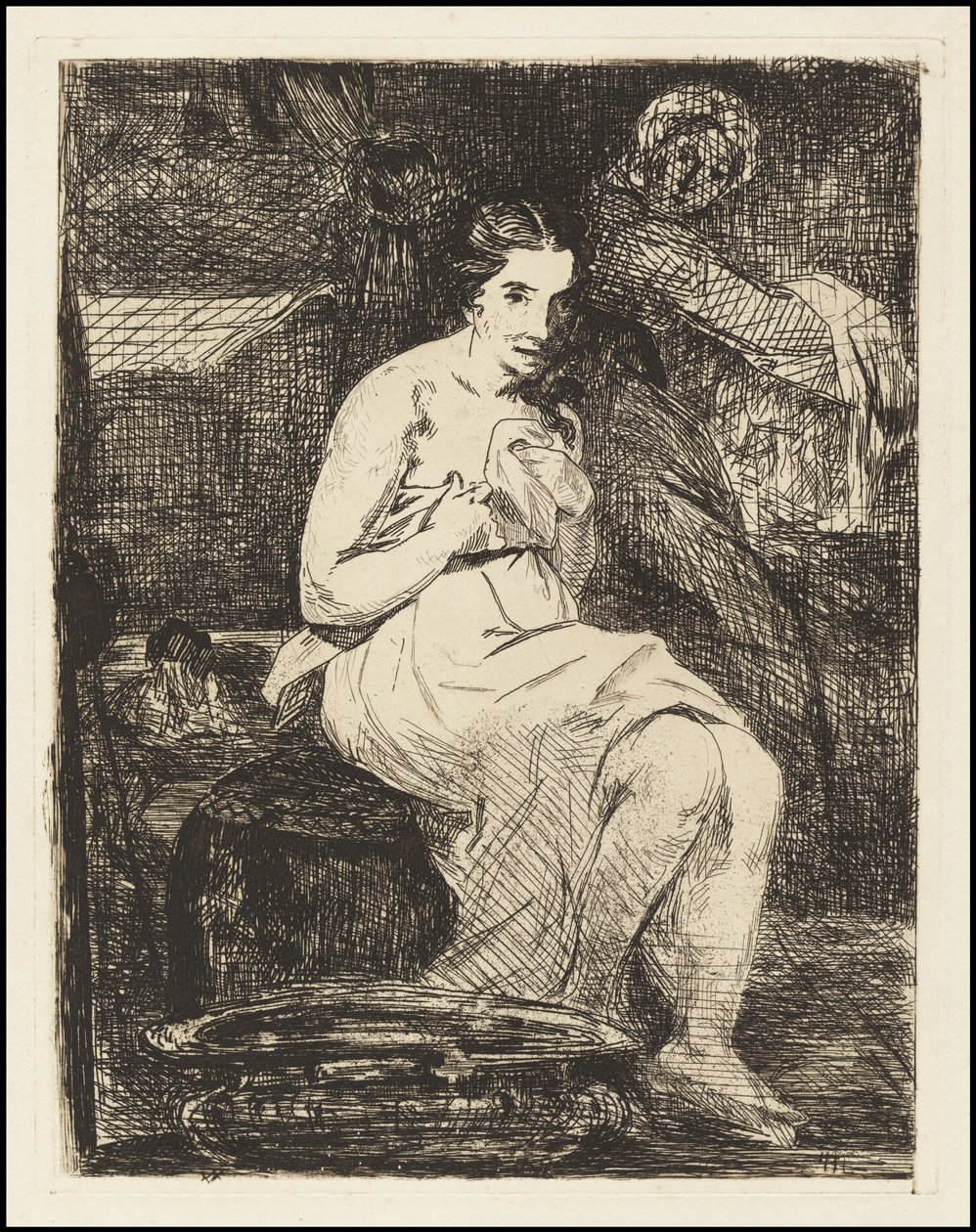 Toilettet, 1862 af Édouard Manet