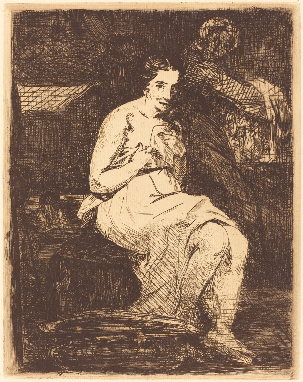 The Toilette La toilette, 1862. af Édouard Manet