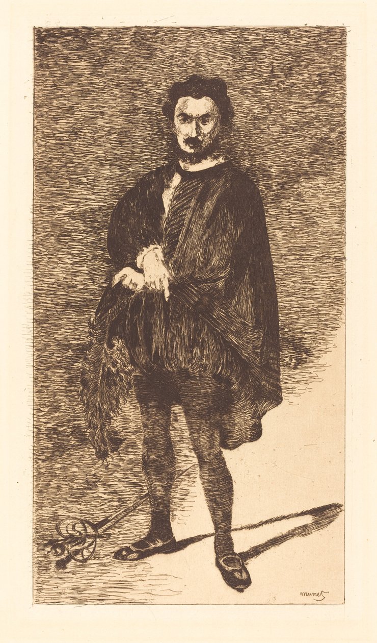 Den tragiske skuespiller af Édouard Manet