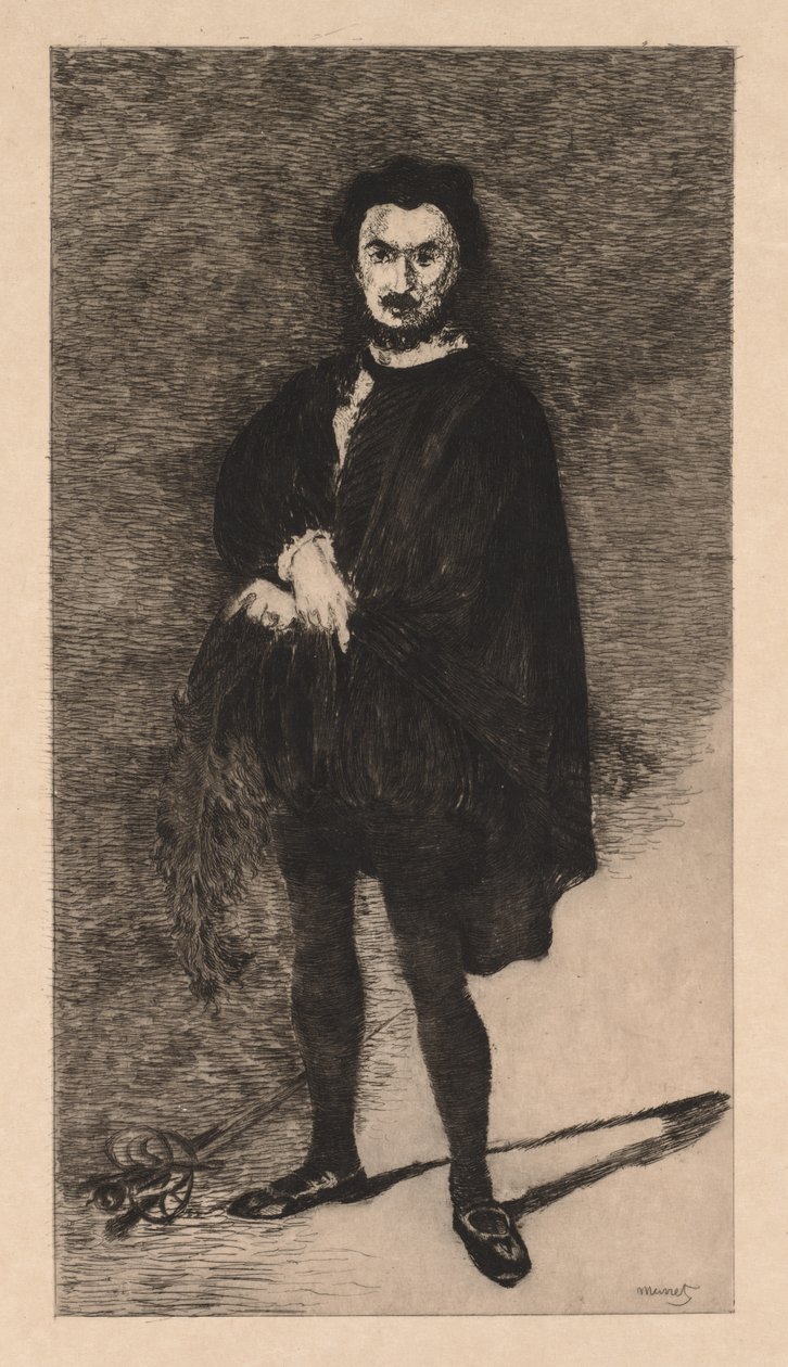 Den tragiske skuespiller, 1866. af Édouard Manet