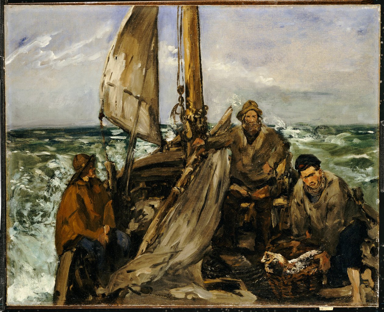 Havets arbejdere, 1873 af Édouard Manet