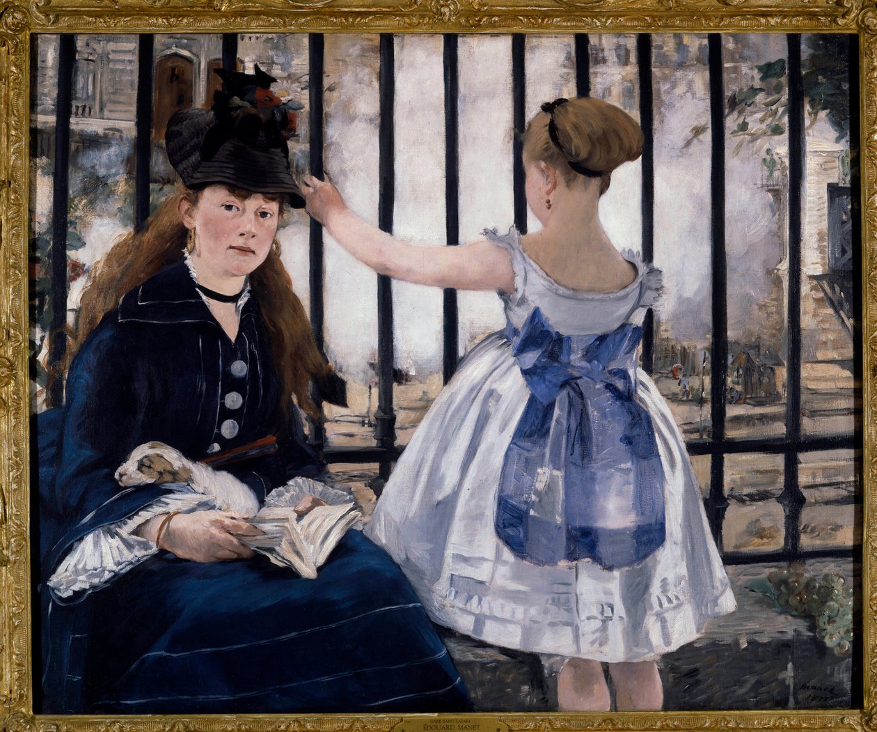 Jernbanen (eller Gare Saint Lazare) af Édouard Manet