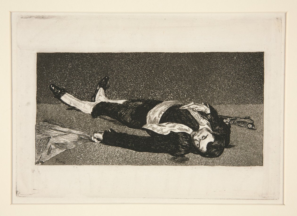 Død toreador af Édouard Manet