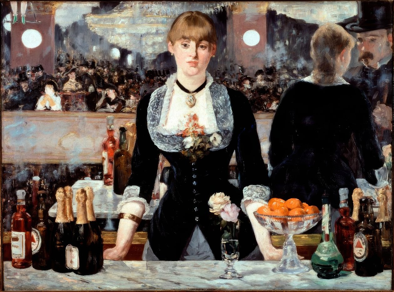 En bar på Folies-Bergère af Édouard Manet