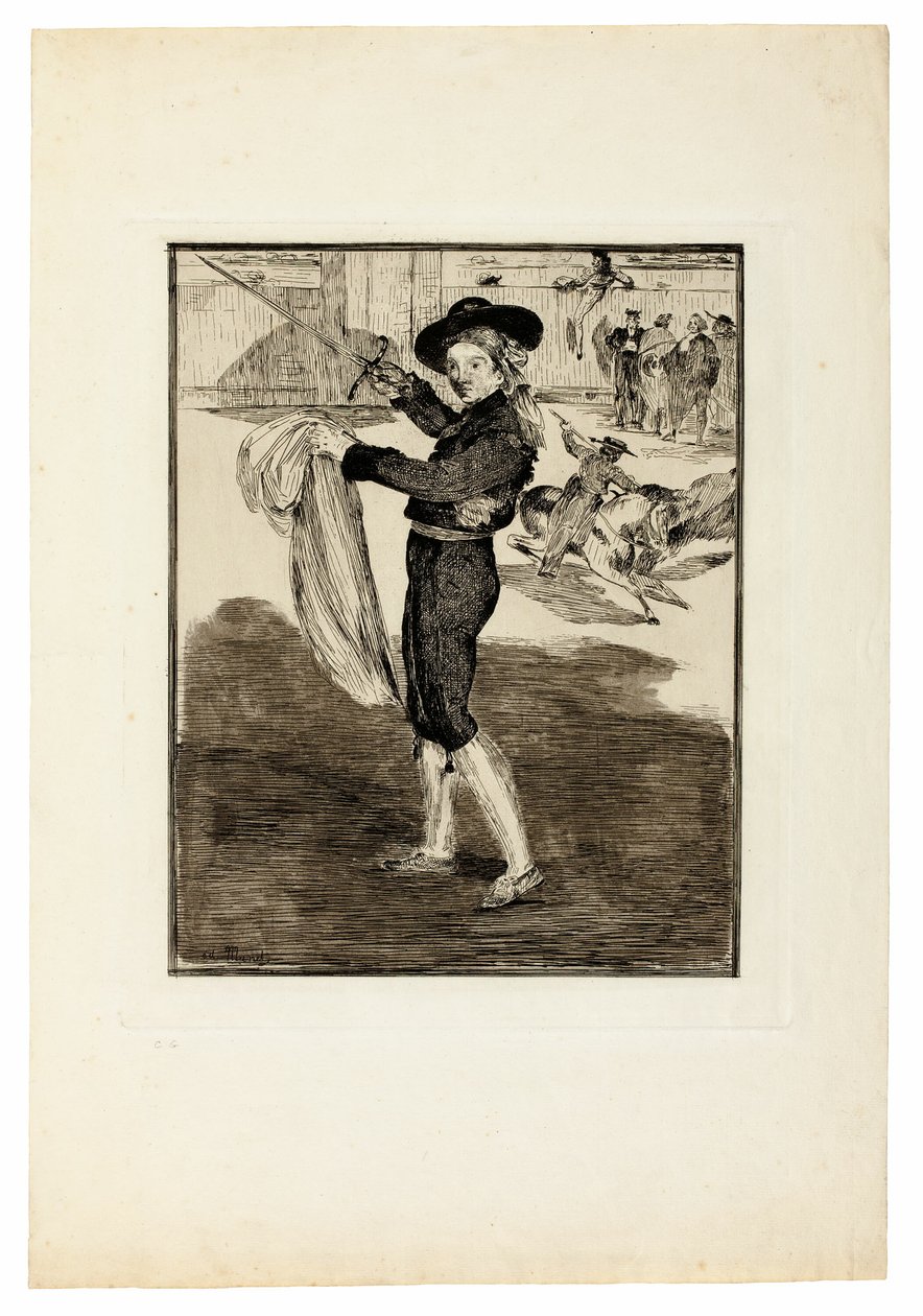 Victorine Meurent i kostume af en "Espada" af Édouard Manet