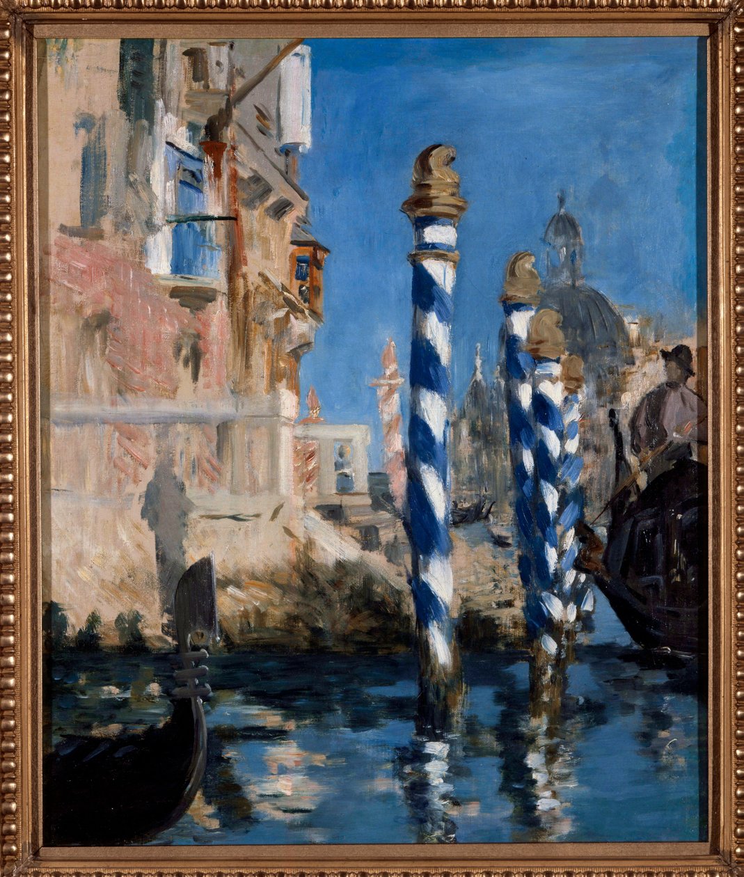 Udsigt over den store kanal i Venedig Maleri af Edward Manet (1832-1883) 1875. Privat samling - Udsigt over den store kanal i Venedig (også kaldet "Blå Venedig"). Maleri af Edouard Manet (1832-1883) af Édouard Manet