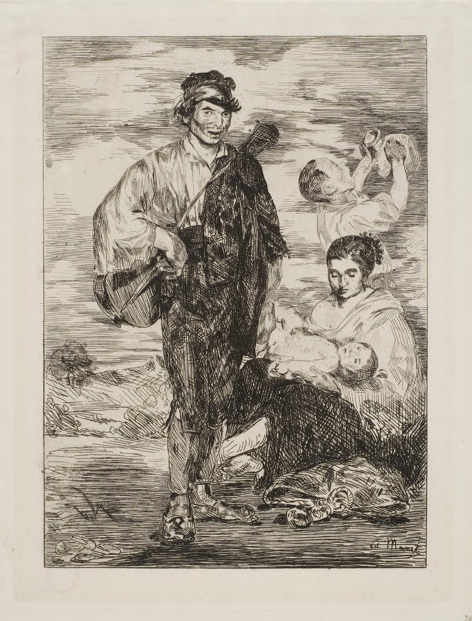 Sigøjnerkvinder af Édouard Manet