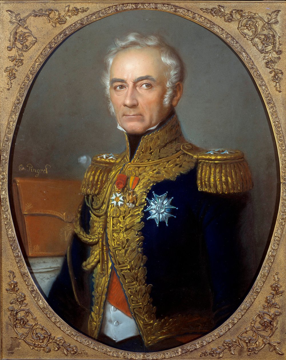 Portræt af Charles Tristan, greve af Montholon (1783-1853) Maleri af Edouard Pingret (1788-1875) ca. 1840, 82 x 67 cm. Paris, Musee de l