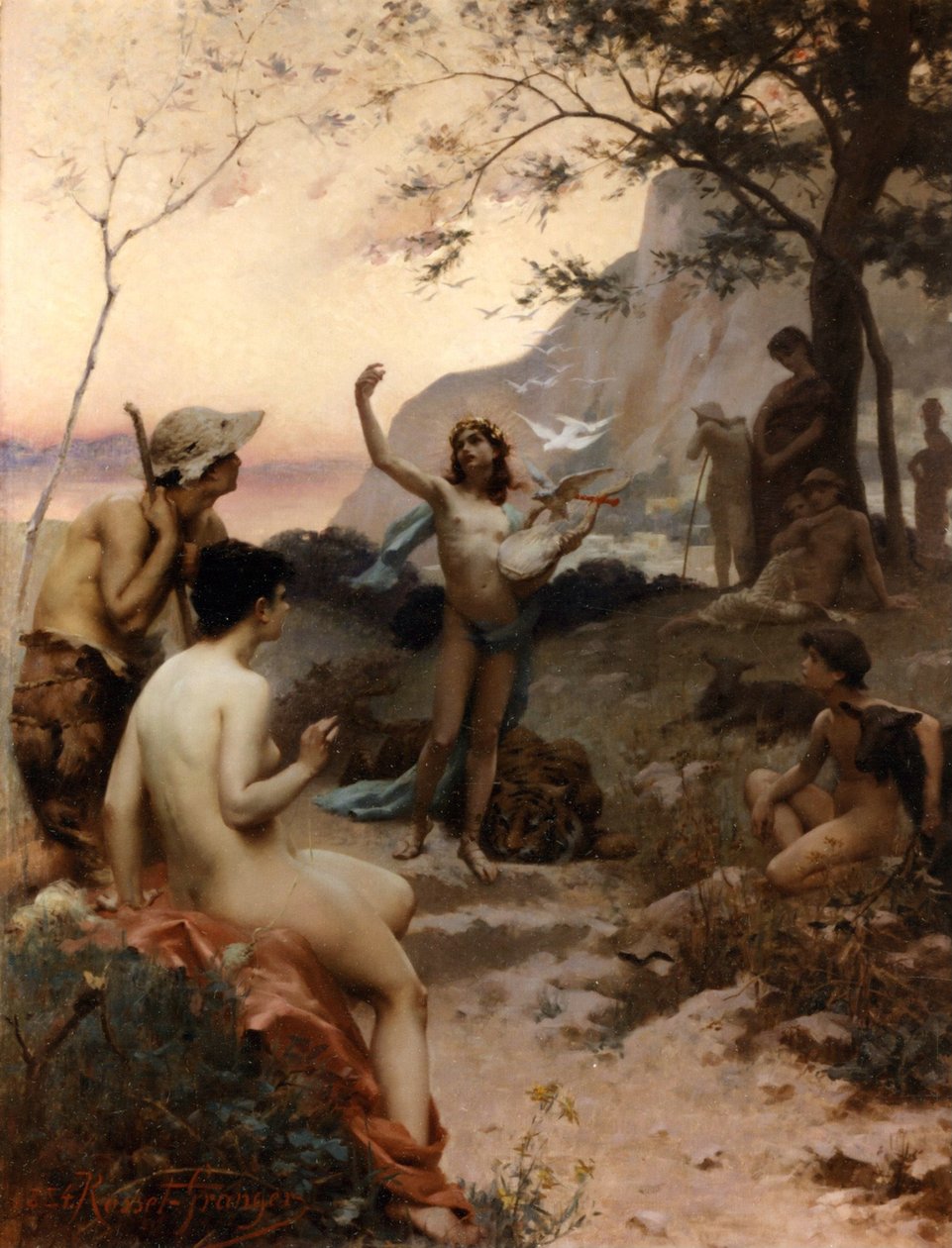 Orfeus, 1884. af Édouard Rosset Granger