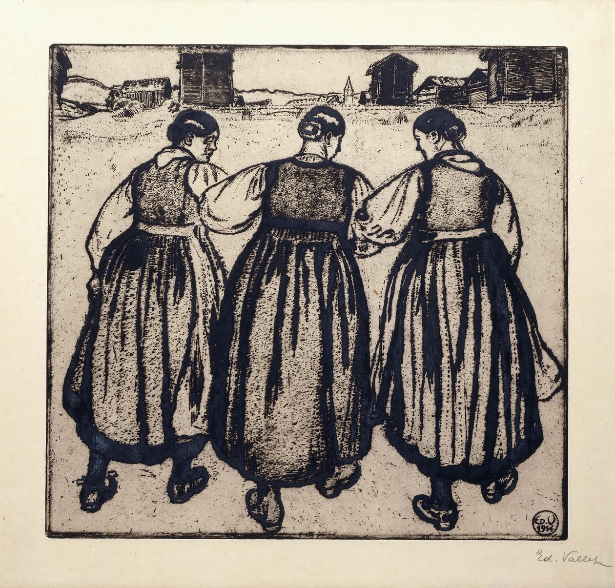 Tre Jomfruer af Edouard Vallet