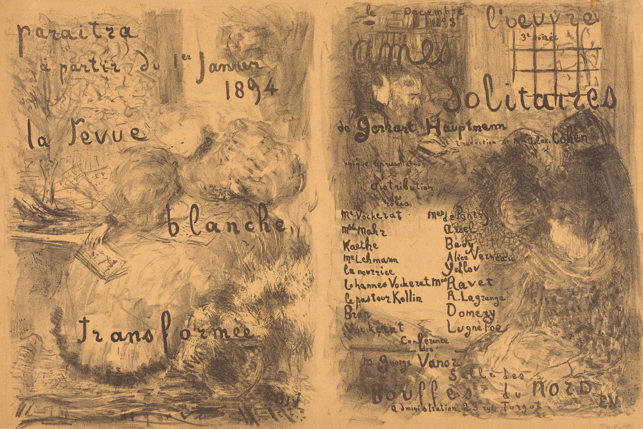 Einsame Seelen af Edouard Vuillard