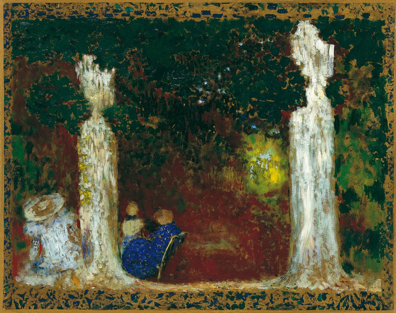 Under træerne, 1897-1898 af Edouard Vuillard