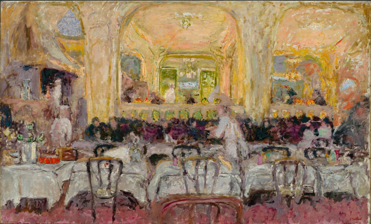 Café Wepler af Edouard Vuillard