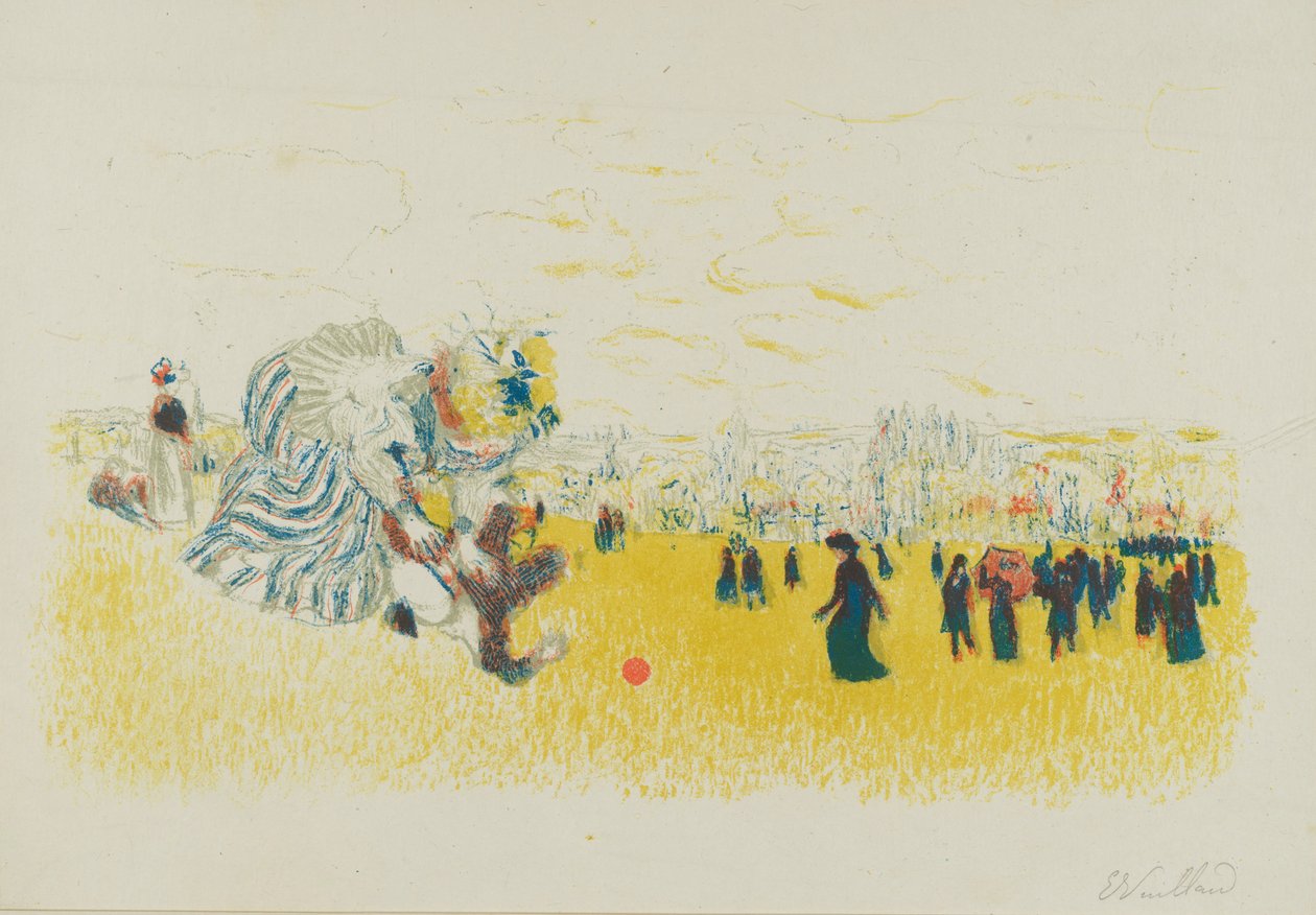 Børns spil af Edouard Vuillard