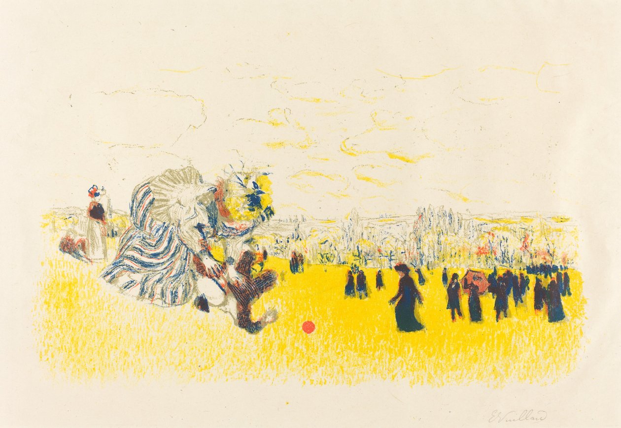 Børns tidsfordriv af Edouard Vuillard