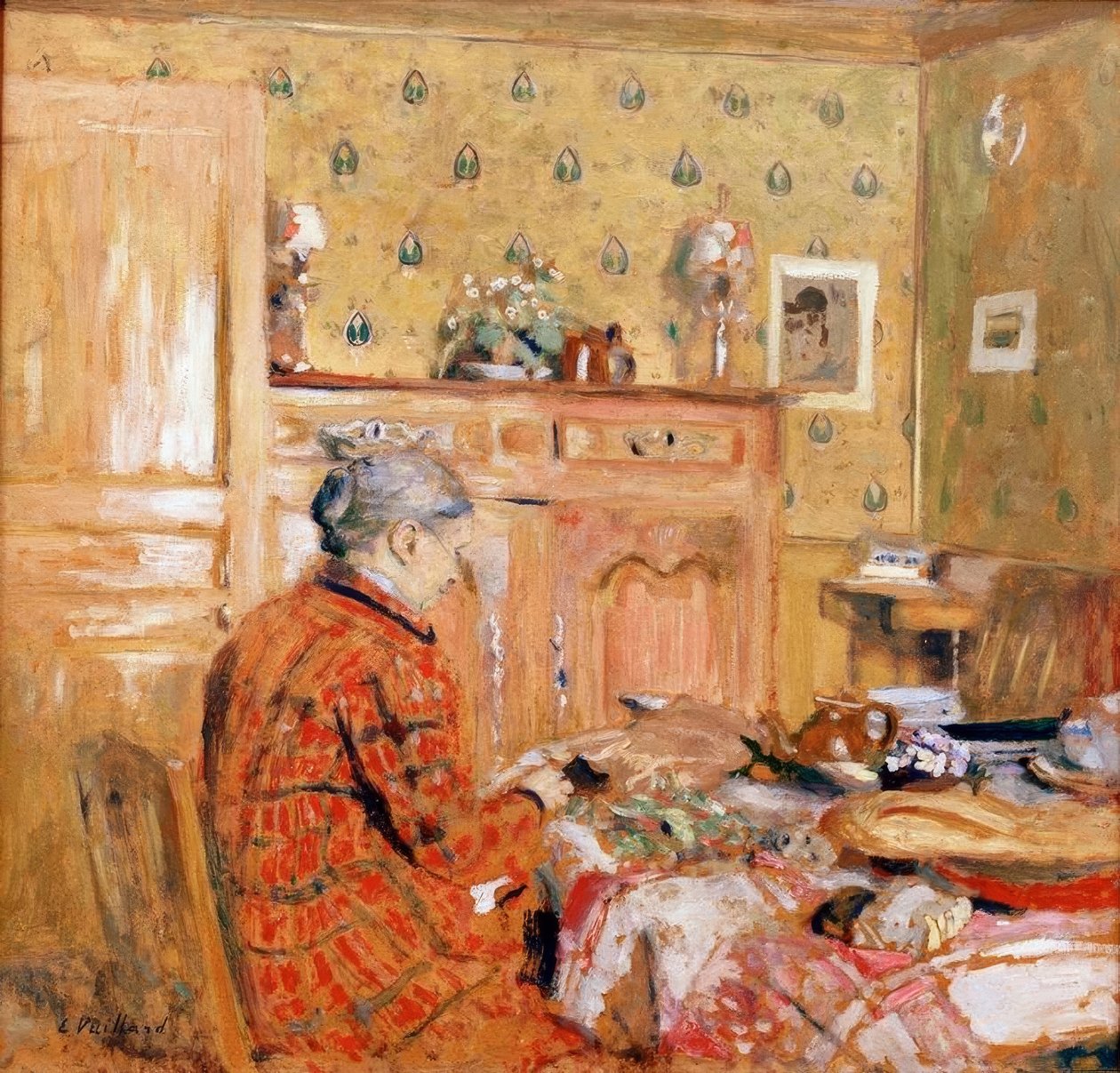 morgenmad af Edouard Vuillard