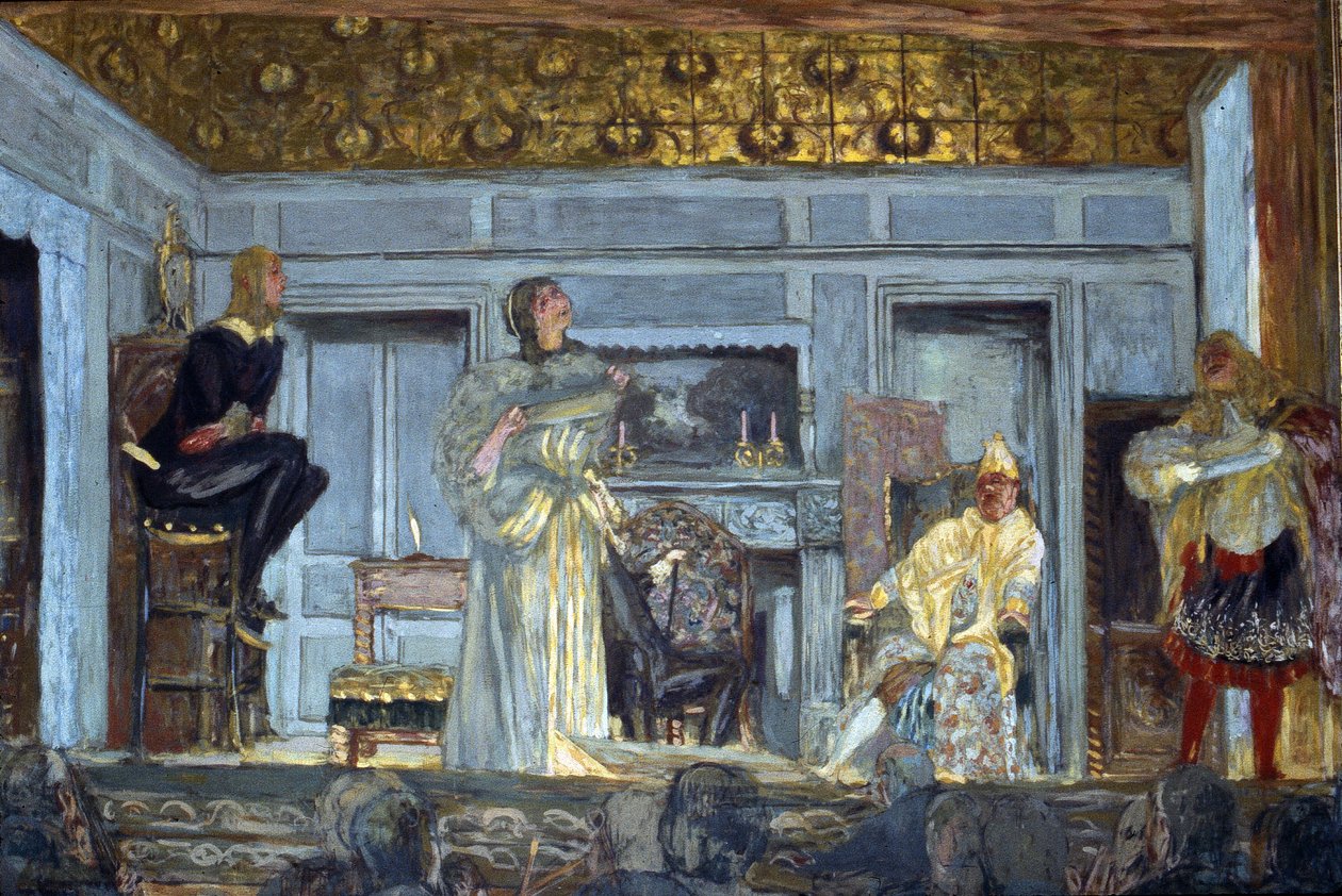 Decors of the imaginary sick af Moliere af Edouard Vuillard