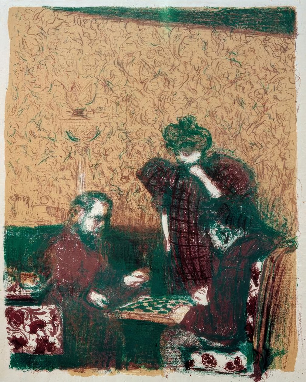 Damspillet af Edouard Vuillard