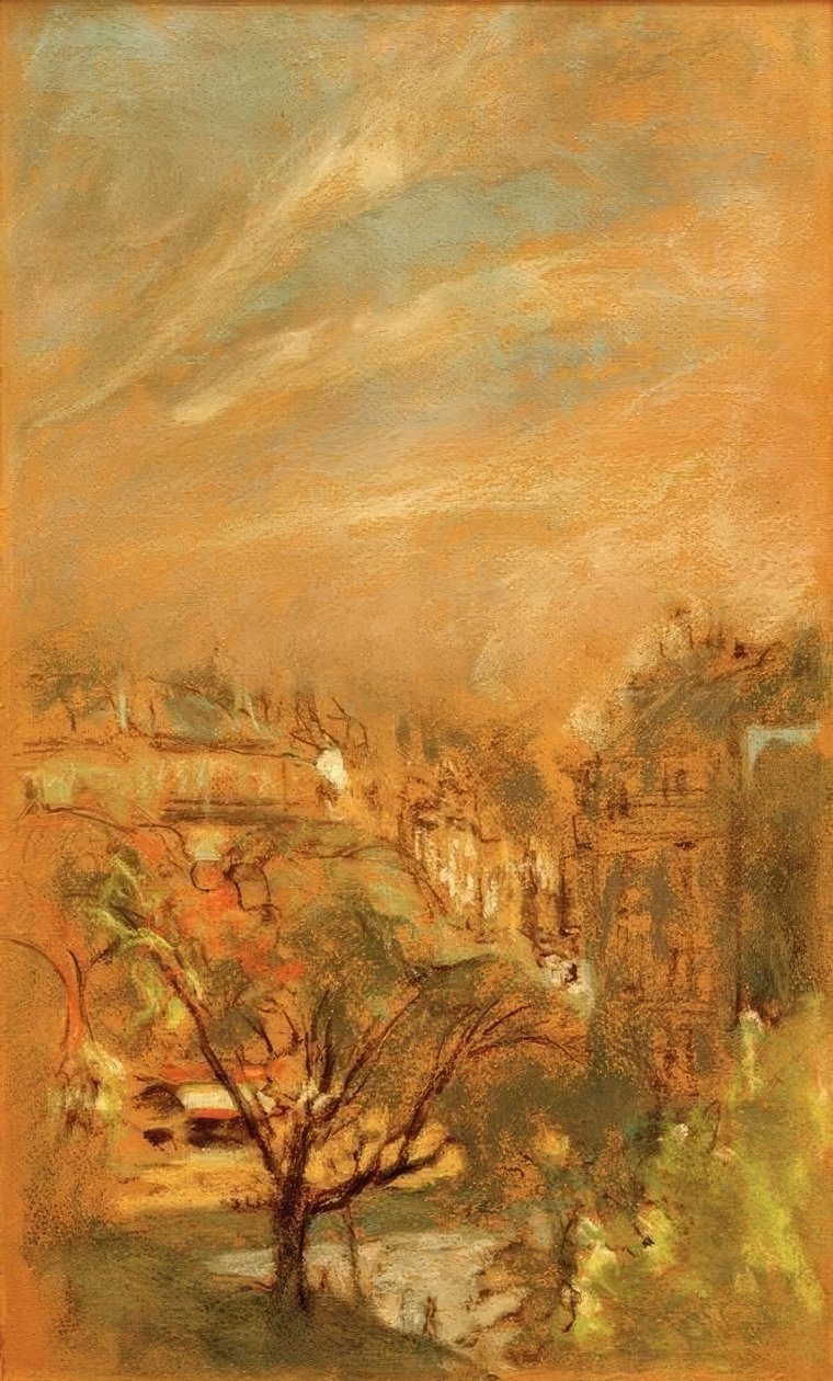 Morgeneffekt på Place Vintimille af Edouard Vuillard