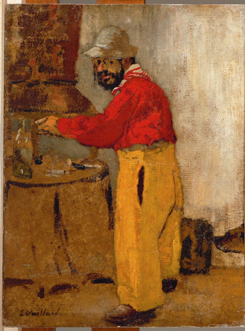 Henri de Toulouse-Lautrec, a Villeneuve sur Yonne, chez les Natansons (olie på lærred) af Edouard Vuillard