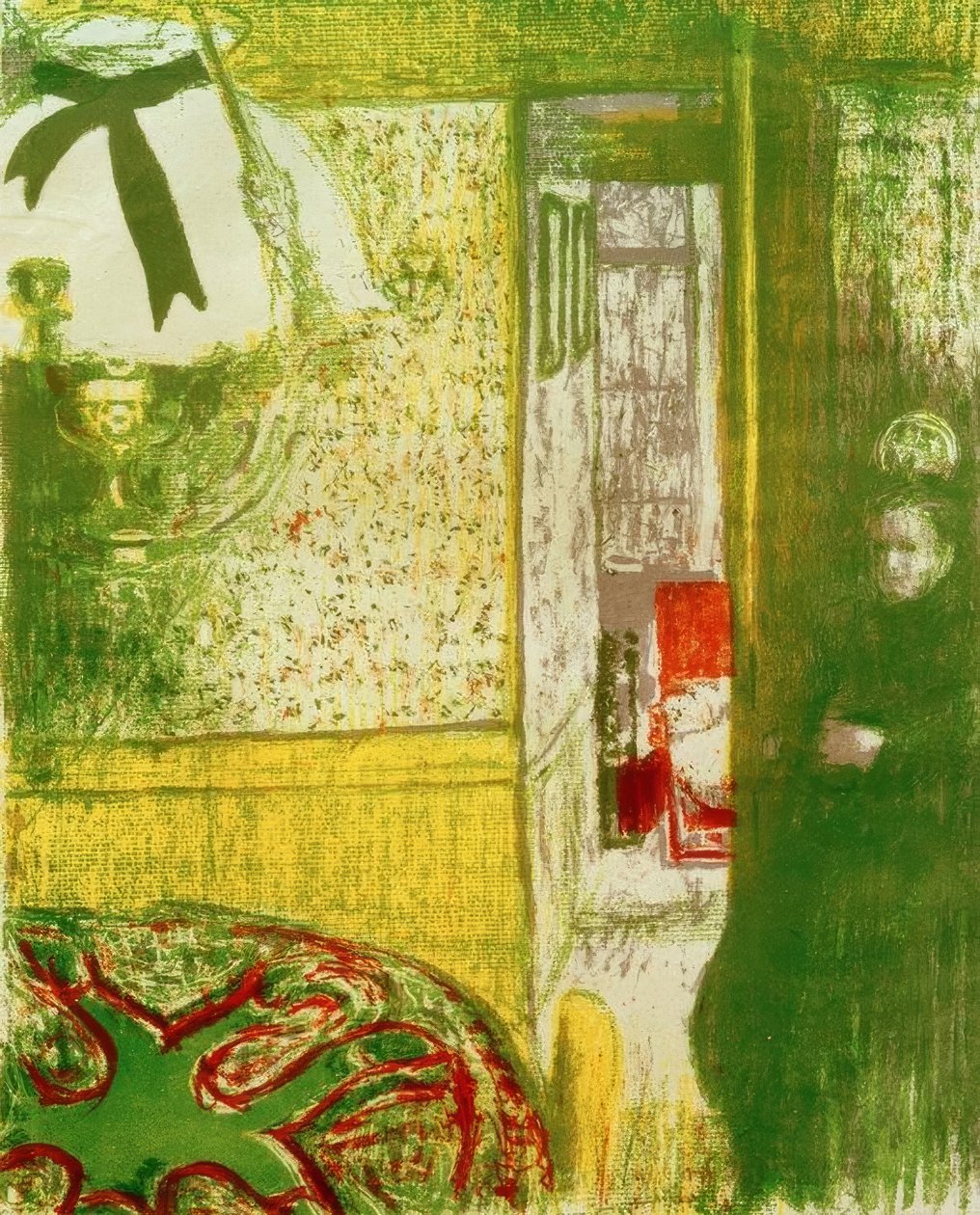 Interiør til affjedringen af Edouard Vuillard