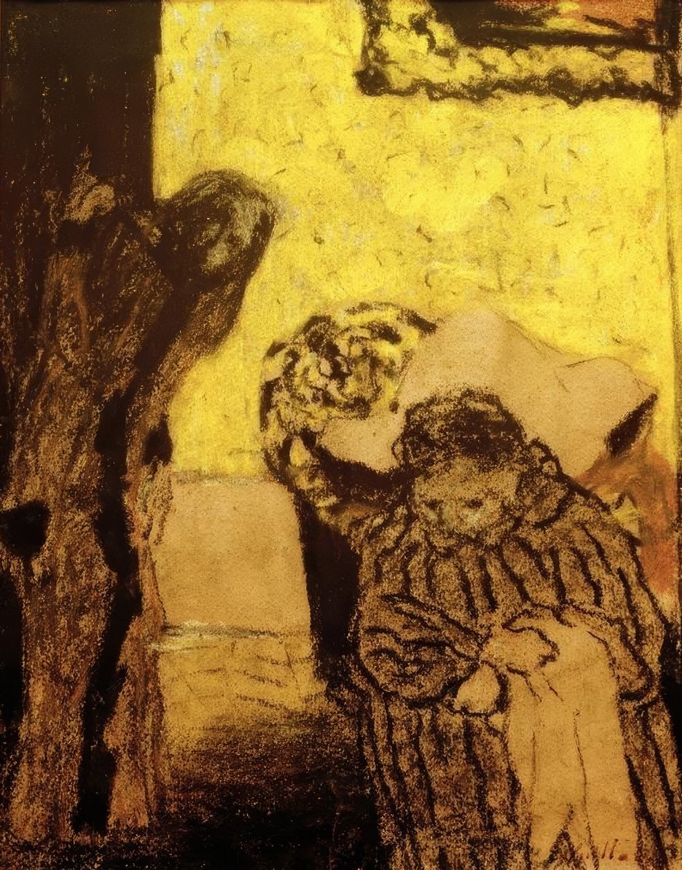 lur eller rekonvalescens af Edouard Vuillard