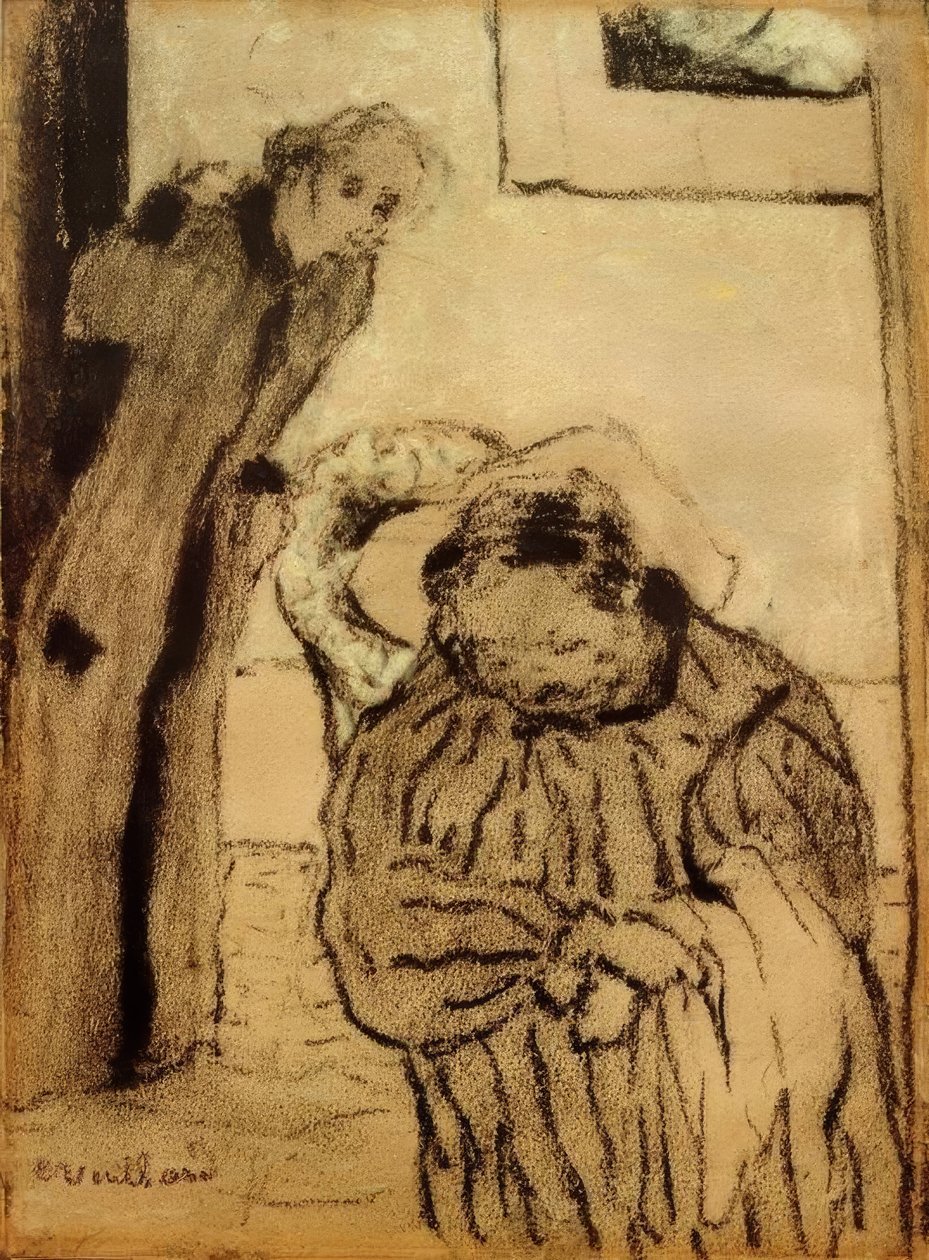 lur eller rekonvalescens af Edouard Vuillard