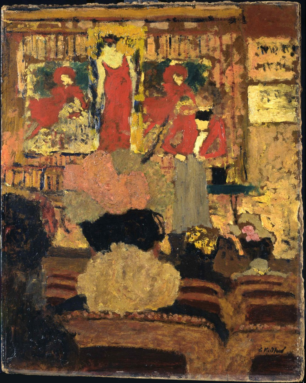 Illusionistnummeret, ca. 1895. af Edouard Vuillard