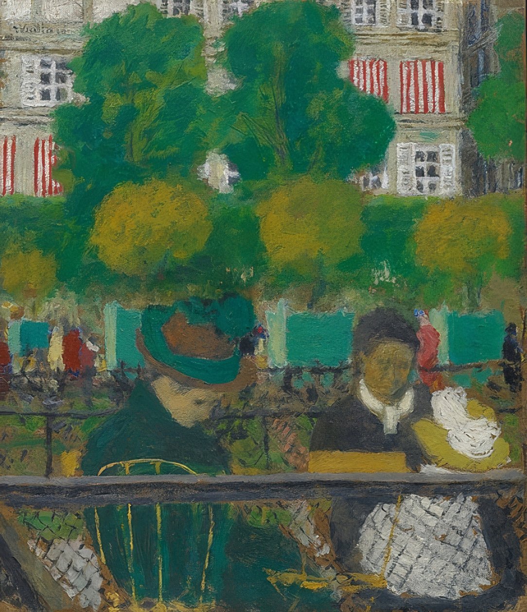 Les Tuileries. 1897?1900 af Edouard Vuillard