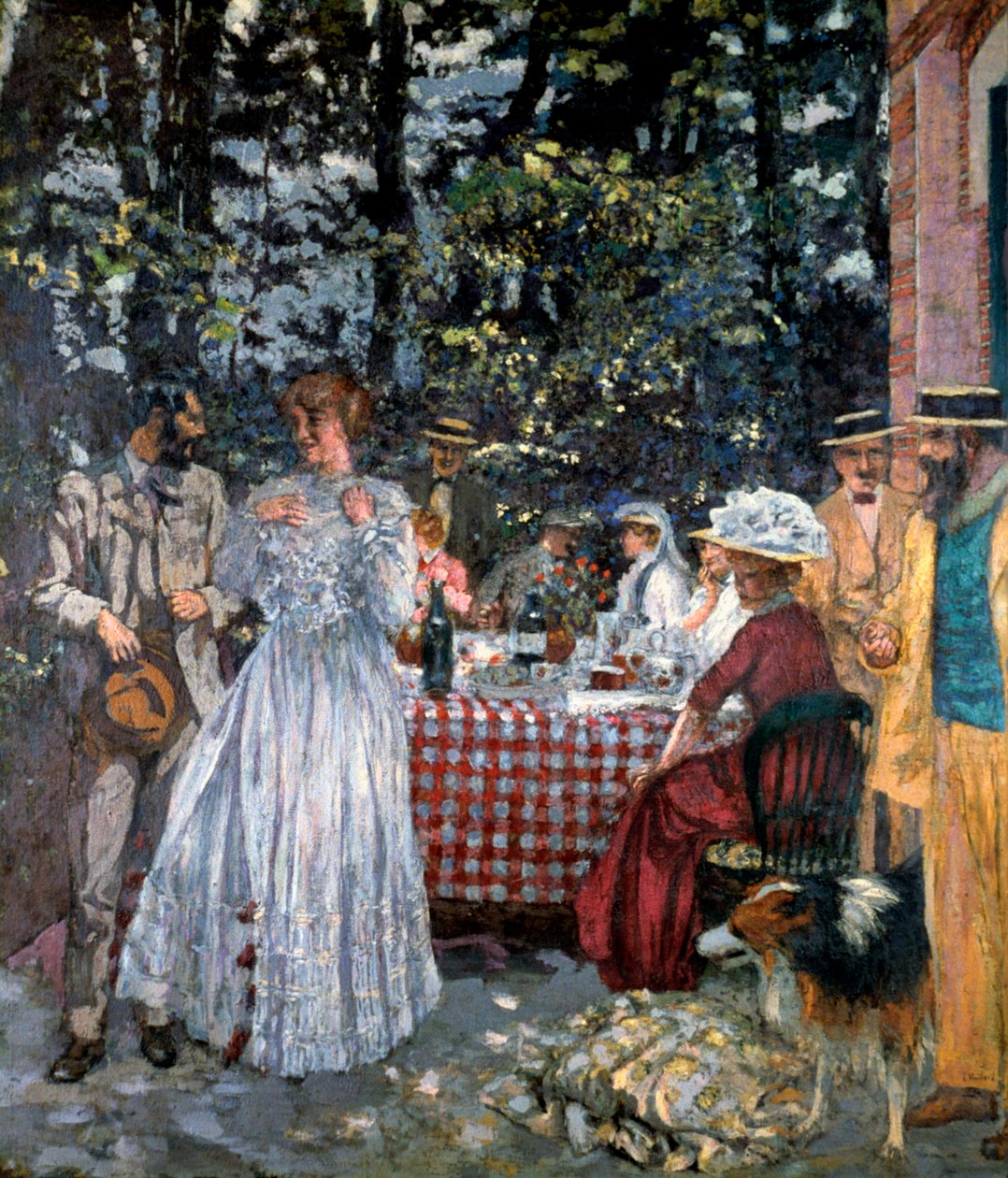 Frokost på Vasouy, 1901 af Edouard Vuillard