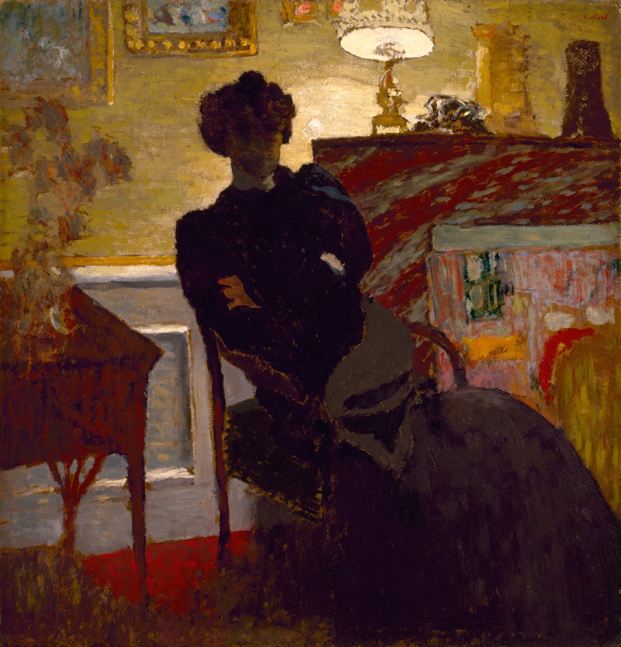 Madame Hessel hjemme, c.1908 af Edouard Vuillard